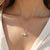 Collier Croissant de Lune en Pierre de Lune