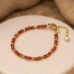 Bracelet "Mois Sacré" – Pierre de Naissance - Juillet - Cornaline - L'Arbre des Chakras