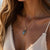 Pendentif "Éclat Boréal" en Labradorite & Étoile du Nord