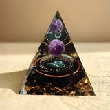Orgonite Signe Astrologique - Ancrage & Sérénité - Lion - L'Arbre des Chakras