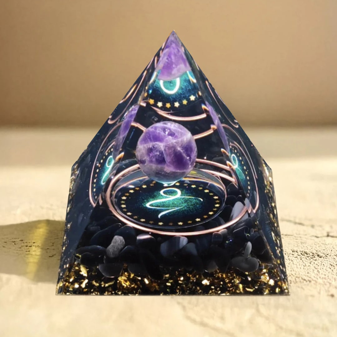 Orgonite Signe Astrologique - Ancrage & Sérénité - Capricorne - L'Arbre des Chakras