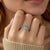 Bague Ajustable "Éveil de Lotus" - en Argent