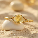 Bague "Rayon de Joie" en Citrine - 5 - L'Arbre des Chakras