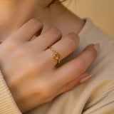 Bague "Rayon de Joie" en Citrine - - L'Arbre des Chakras