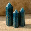 Pointe "Concentration & Sérénité" en Apatite Bleue - - L'Arbre des Chakras