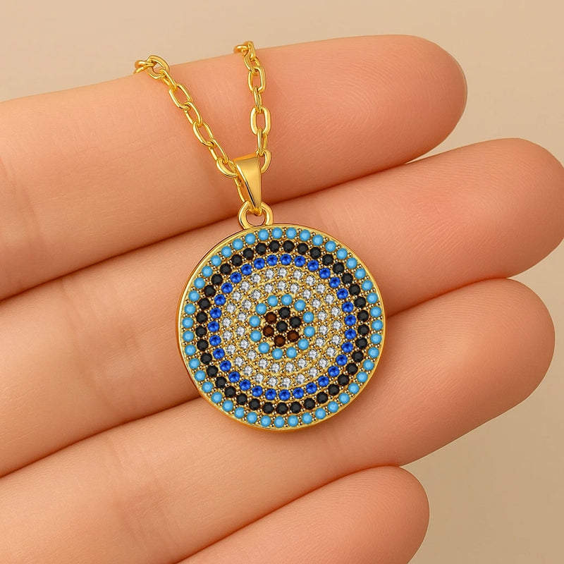 Collier "Œil de Protection Suprême" - - L'Arbre des Chakras