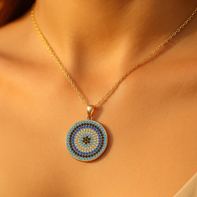 Collier "Œil de Protection Suprême" - - L'Arbre des Chakras
