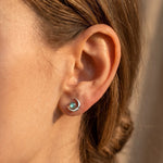 Boucles d'Oreilles "Lunes Mystiques" en Labradorite - - L'Arbre des Chakras