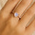 Bague Ajustable "Cœur de Déesse" en Pierre de Lune