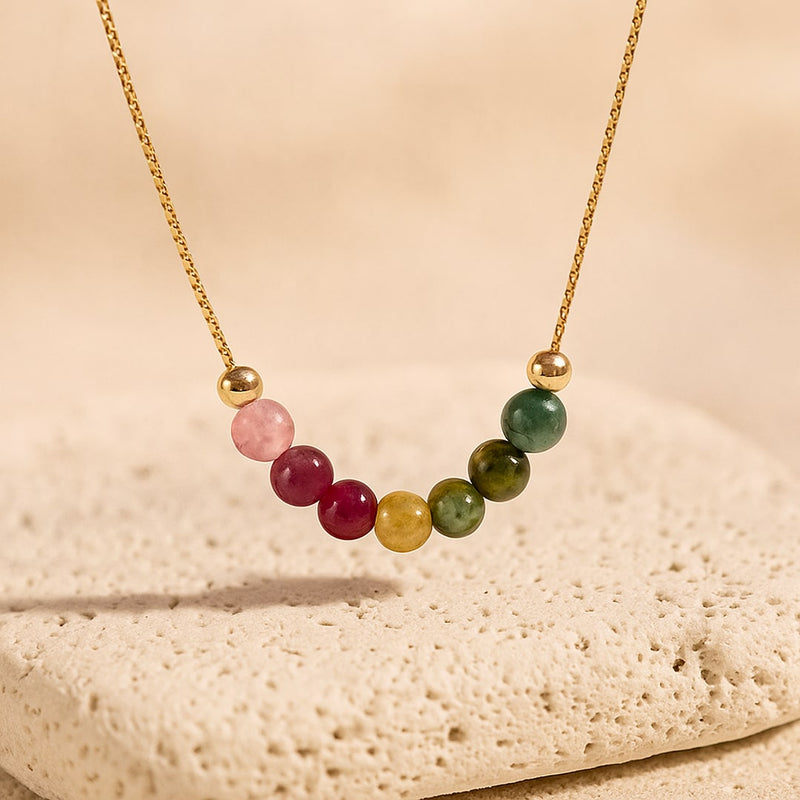 Collier "Arc d’Énergie" en Tourmaline
