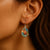 Boucles d’Oreilles "Gouttes Arlequines" en Jaspe
