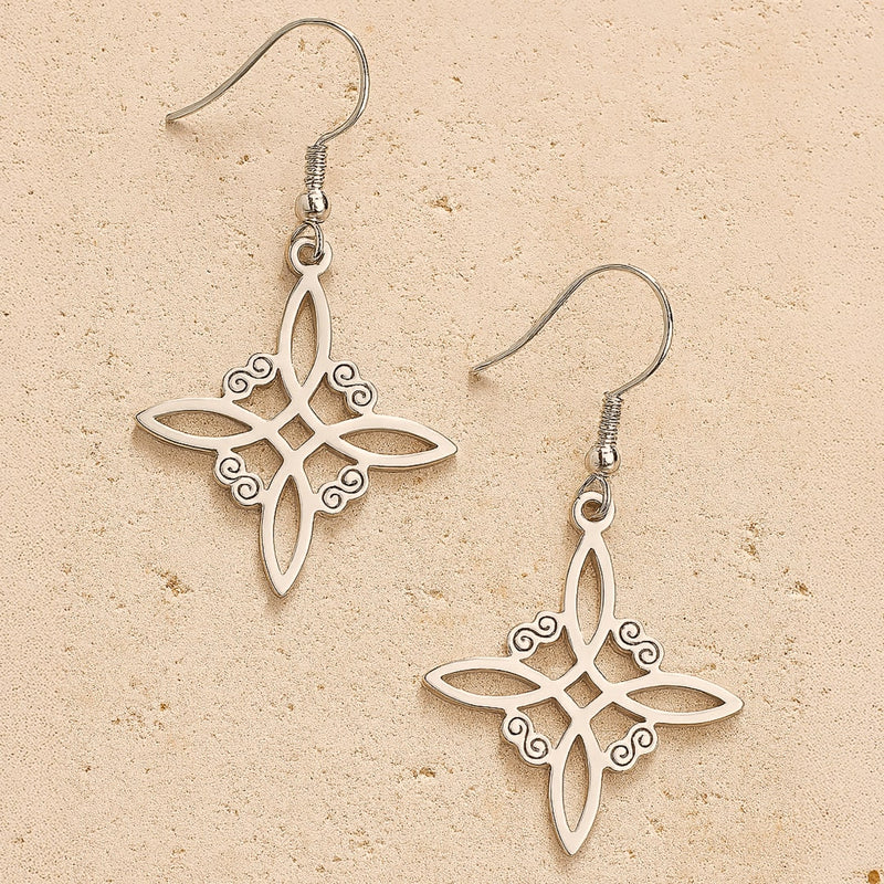 Boucles d'Oreilles "Protection Enchantée" en Noeud de Sorcière - - L'Arbre des Chakras