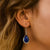 Boucles d'Oreilles "Lumière Azurée" en Lapis Lazuli