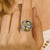 Bague Ajustable "Plume d'Ange" en Argent