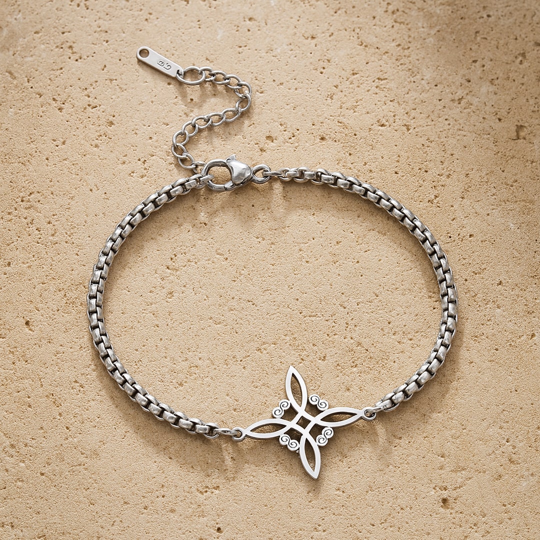 Bracelet "Lien Sacré"- Noeud de Sorcière