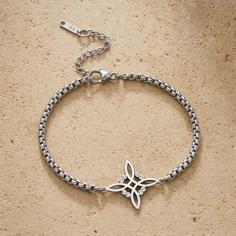 Bracelet "Lien Sacré"- Noeud de Sorcière