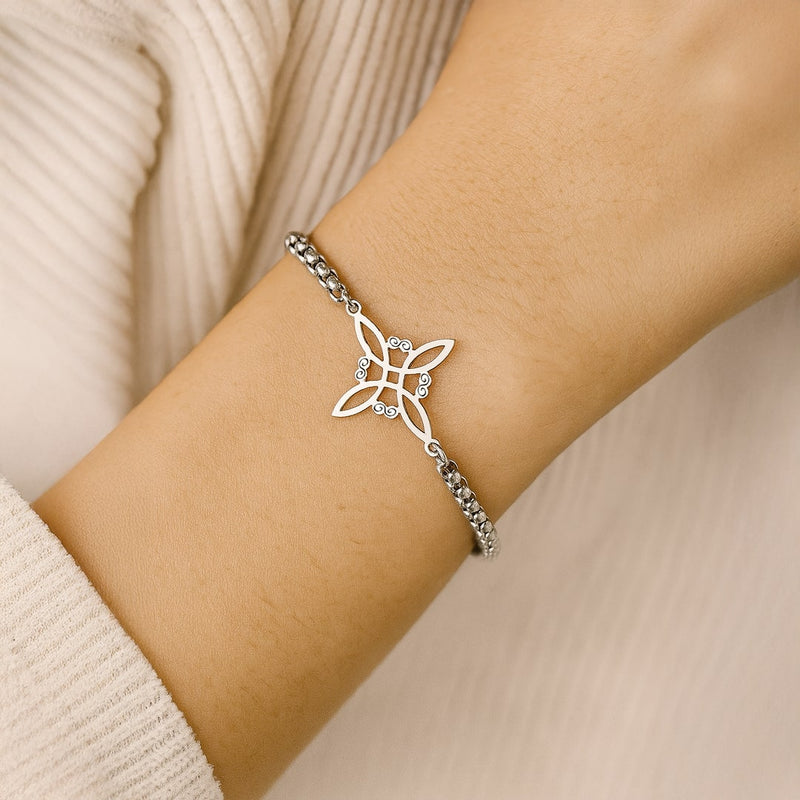 Bracelet "Lien Sacré"- Noeud de Sorcière