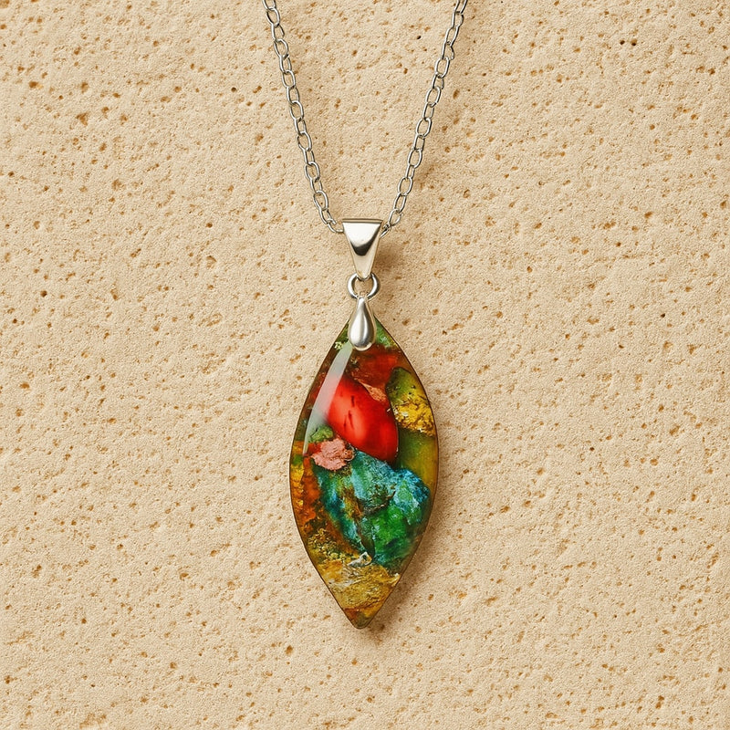 Pendentif Arlequin en Jaspe