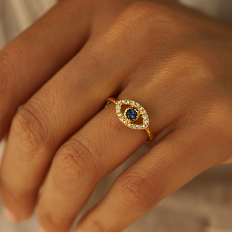 Bague Ajustable "Mauvais Oeil"