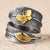Bague Ajustable "Plume d'Ange" en Argent