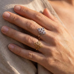 Bague Ajustable "Protection Éternelle" - Noeud de Sorcière - - L'Arbre des Chakras