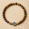 Bracelet "Confiance & Sécurité" en Oeil de Tigre -  - L'Arbre des Chakras