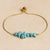 Bracelet Fin en Pierres Irrégulières Naturelles