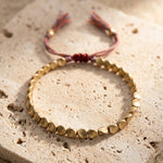 Bracelet Tibétain en Perles de Cuivre - - L'Arbre des Chakras