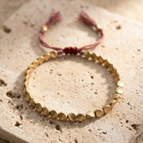 Bracelet Tibétain en Perles de Cuivre - - L'Arbre des Chakras