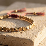 Bracelet Tibétain en Perles de Cuivre - - L'Arbre des Chakras