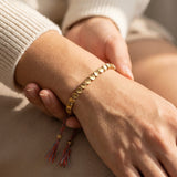 Bracelet Tibétain en Perles de Cuivre - - L'Arbre des Chakras