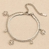 Bracelet "Trèfle Enchanté" - Couleur Or / Argent - Argent - L'Arbre des Chakras