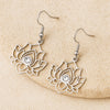 Boucles d'Oreilles "Reflet de Lotus" - - L'Arbre des Chakras