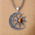 Pendentif "Équilibre Cosmique Lune-Soleil" en Oeil de Tigre