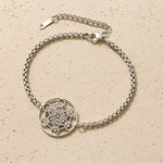 Bracelet "Lumière de Métatron" - Argentée - L'Arbre des Chakras