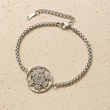 Bracelet "Lumière de Métatron" - Argentée - L'Arbre des Chakras