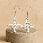 Boucles d'Oreilles "Protection Enchantée" en Noeud de Sorcière - - L'Arbre des Chakras