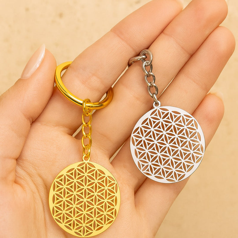 Porte-Clés Fleur de Vie