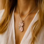 Pendentif Chat en Pierre Naturelle - - L'Arbre des Chakras