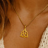 Pendentif "Triquetra" en Acier Inoxydable - - L'Arbre des Chakras