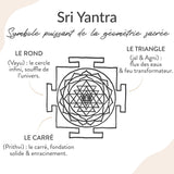 Pendentif Orgonite "Sri Yantra" en Turquoise & Oeil de Tigre - - L'Arbre des Chakras