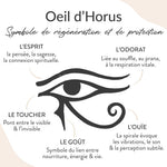 Collier "Bouclier Énergétique" Oeil d’Horus Doré - - L'Arbre des Chakras