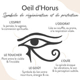Collier "Bouclier Énergétique" Oeil d’Horus Doré - - L'Arbre des Chakras