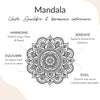 Bague Ajustable "Fleur de Mandala" - - L'Arbre des Chakras