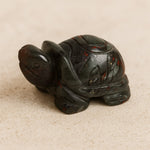 Animal Totem Tortue en Pierre Naturelle - Sang de Dragon - L'Arbre des Chakras