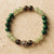 Bracelet "Chance et protection" en Aventurine, Malachite & Quartz Fumé