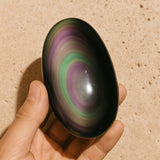 Galet d'Obsidienne Oeil Céleste - Bouclier de Protection - - L'Arbre des Chakras