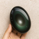Galet d'Obsidienne Oeil Céleste - Bouclier de Protection - - L'Arbre des Chakras
