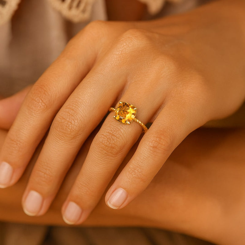 Bague Ajustable "L’Âme des Pierres" en Pierres Naturelles - - L'Arbre des Chakras
