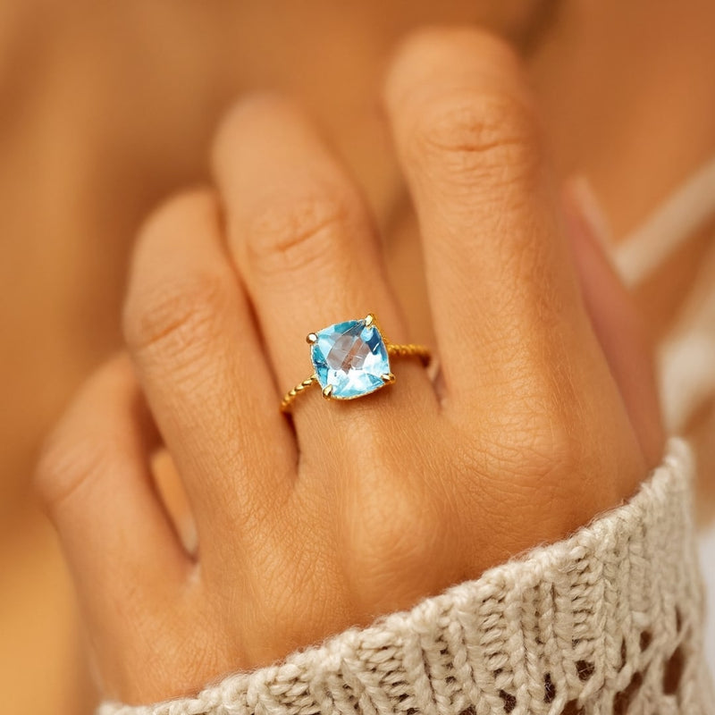 Bague Ajustable "L’Âme des Pierres" en Pierres Naturelles - - L'Arbre des Chakras